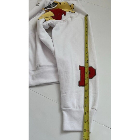 NWT DISNEY Winnie The Pooh Women's Full Zip Sweatshirt Hoodie White Size M - Picture 5 of 13